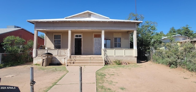 bungalow with a porch