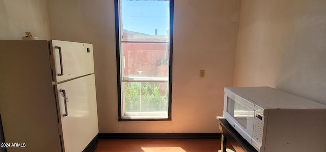 interior space featuring light wood-type flooring