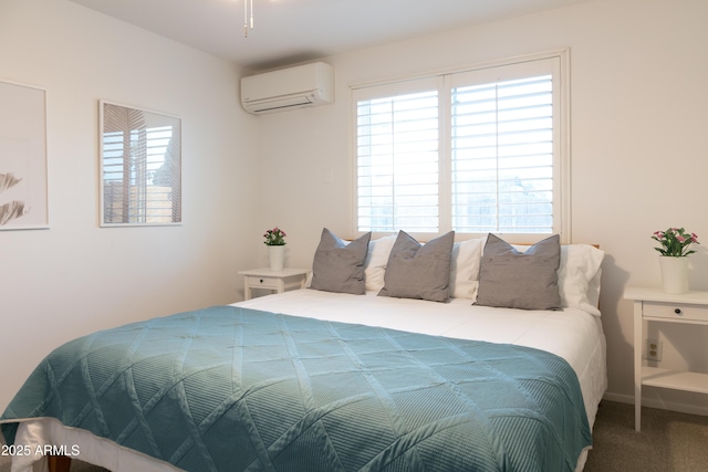 1894 E Julie Dr, Tempe, AZ 85283 - bedroom featuring a wall mounted AC and carpet floors