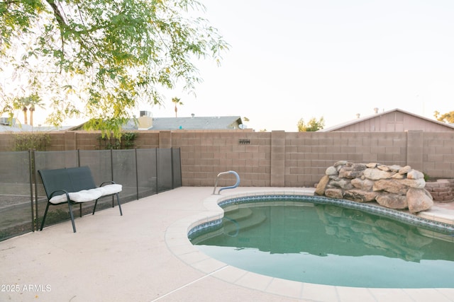 1894 E Julie Dr, Tempe, AZ 85283 - view of pool featuring a fenced backyard and a patio