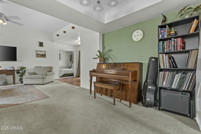 carpeted bedroom featuring baseboards