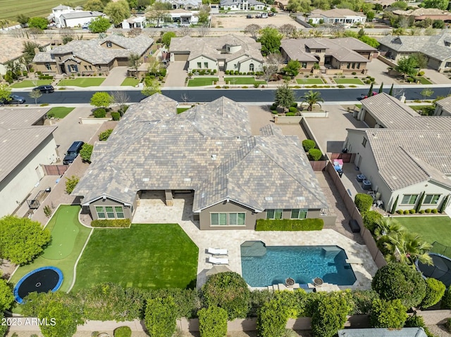 2051 E Aris Dr, Gilbert, AZ 85298 - bird's eye view featuring a residential view