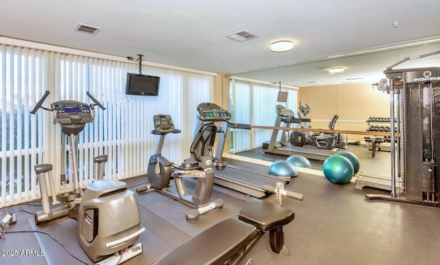 4200 N Miller Rd Unit 504, Scottsdale, AZ 85251 - workout area with plenty of natural light