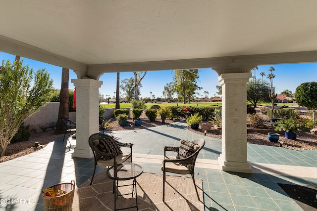 view of patio