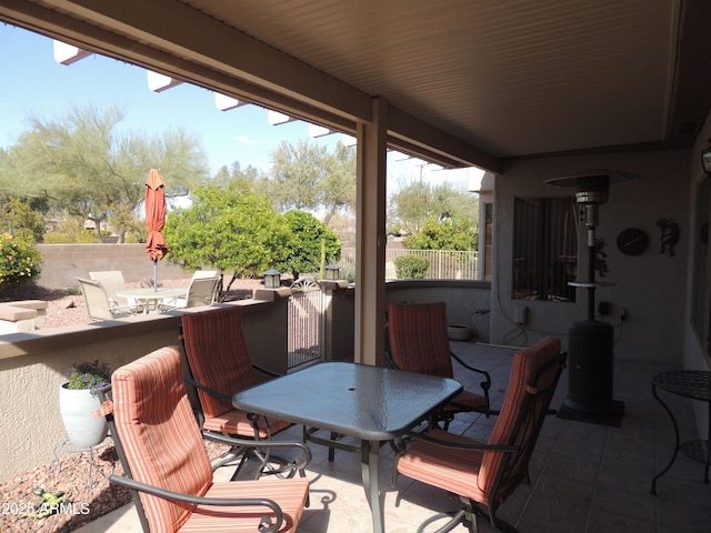 15104 W Pinehurst Ln W, Surprise, AZ 85374 - view of patio / terrace featuring outdoor dining area