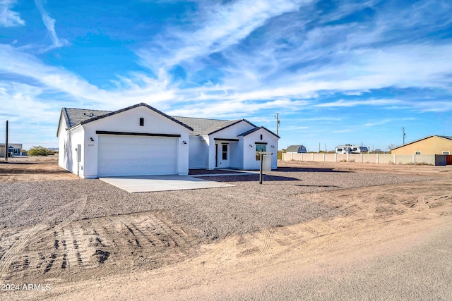 ranch-style house with a garage