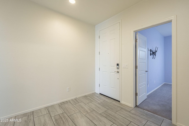 view of entrance foyer