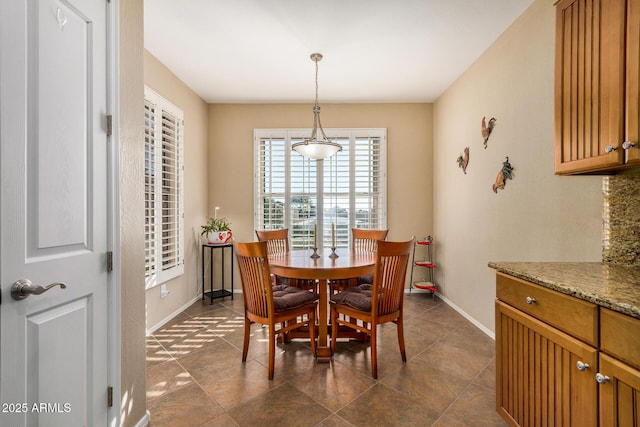 view of dining space