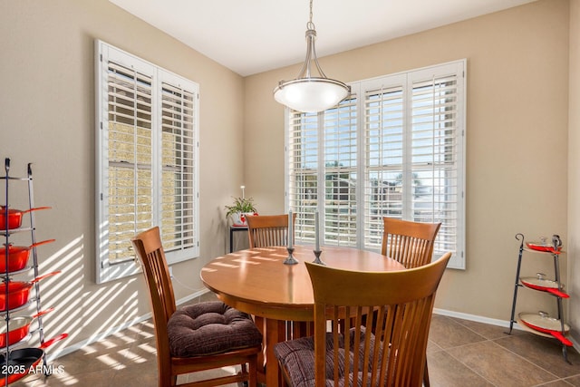 view of dining room