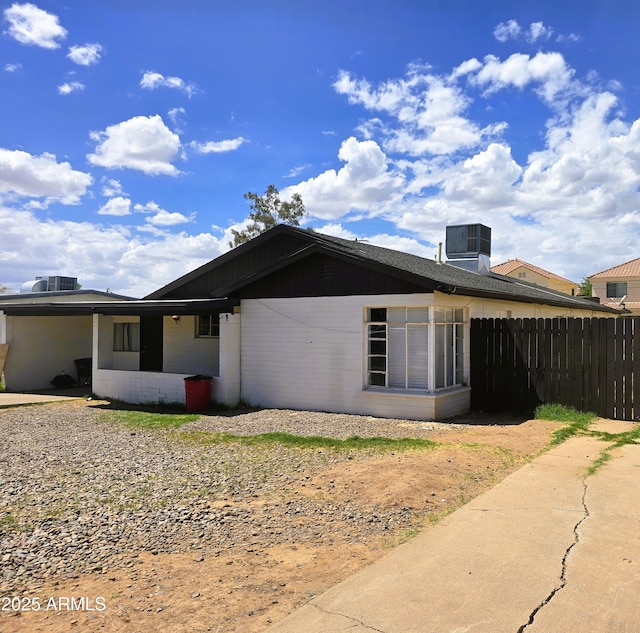 1432 S Stanley Pl, Tempe, AZ 85281 - view of property exterior with fence and cooling unit