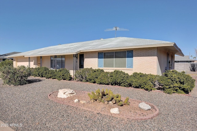 view of ranch-style house