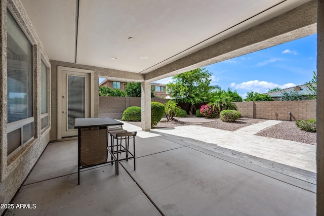 19242 W Pasadena Ave, Litchfield Park, AZ 85340 - fenced backyard with a patio area