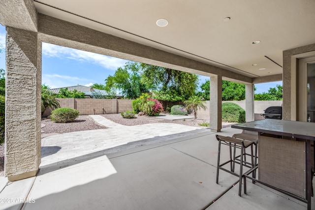 19242 W Pasadena Ave, Litchfield Park, AZ 85340 - fenced backyard with a patio area