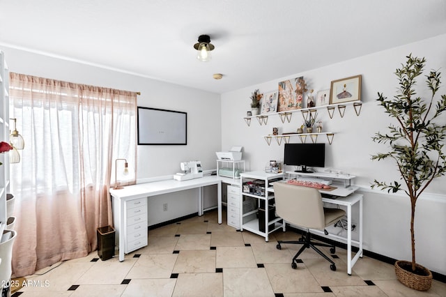 view of office
