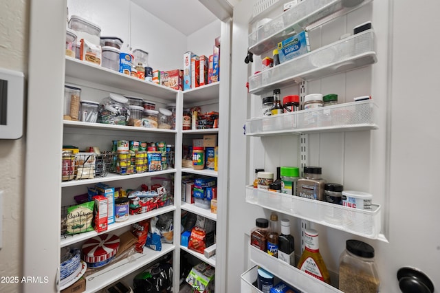 view of pantry