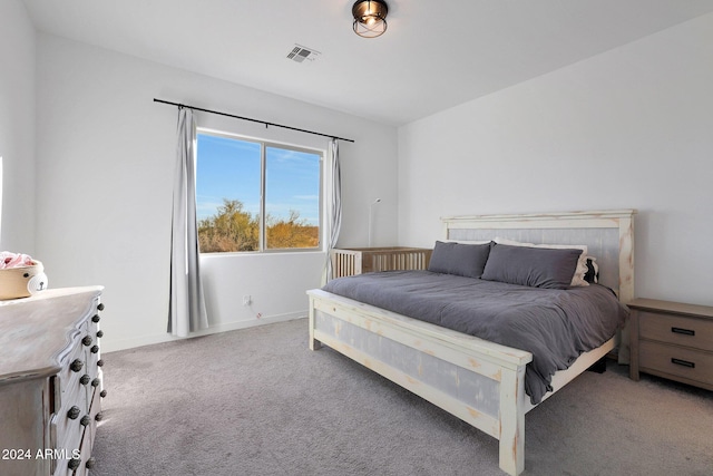 bedroom with carpet flooring