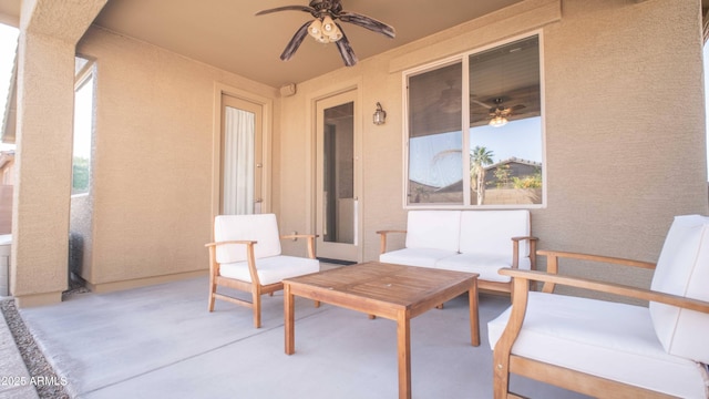 18269 W Vogel Ave, Waddell, AZ 85355 - view of patio with a ceiling fan