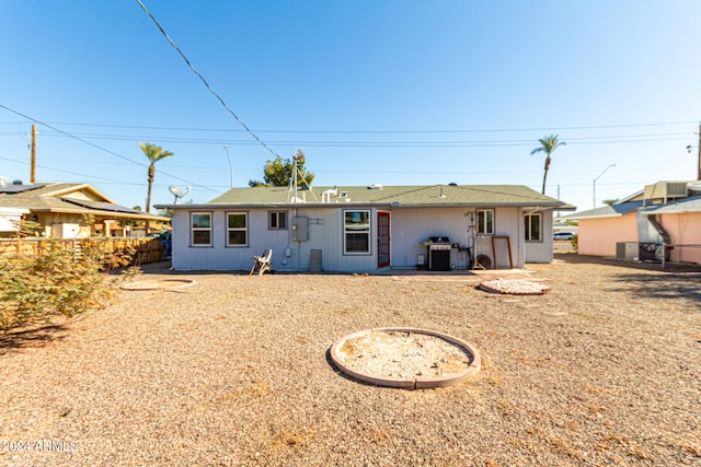 view of rear view of property