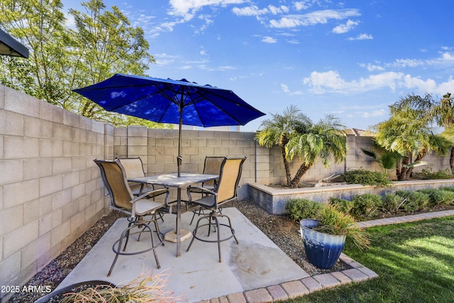 view of patio