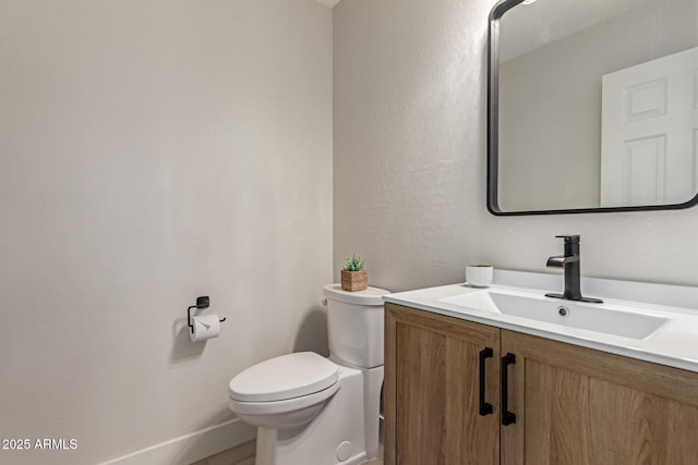 33287 N Windmill Run, San Tan Valley, AZ 85144 - half bathroom featuring vanity and toilet