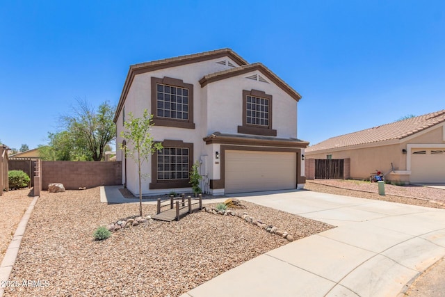 33287 N Windmill Run, San Tan Valley, AZ 85144 - view of front of home featuring concrete driveway, stucco siding, and an attached garage