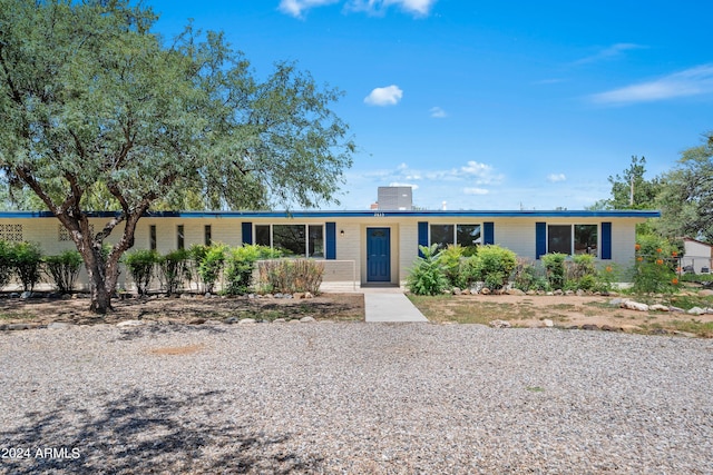 view of ranch-style house