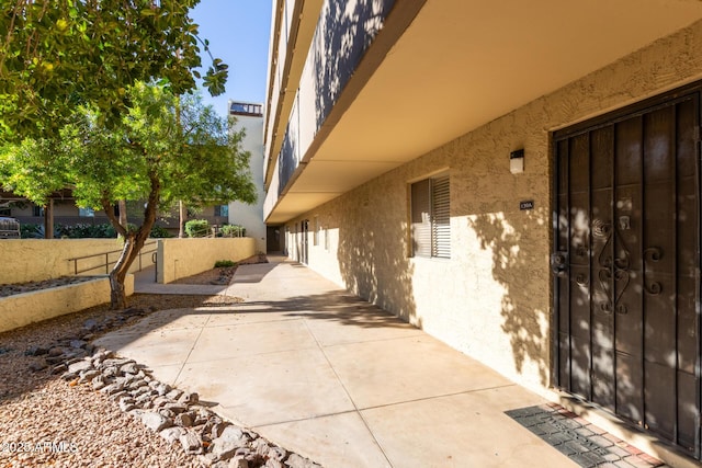 view of patio / terrace with fence