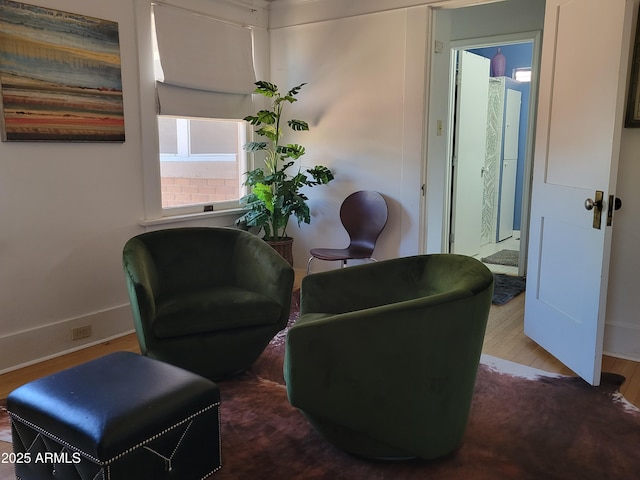 405 Powell St, Bisbee, AZ 85603 - living area with wood finished floors and baseboards
