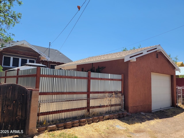 405 Powell St, Bisbee, AZ 85603 - detached garage with fence