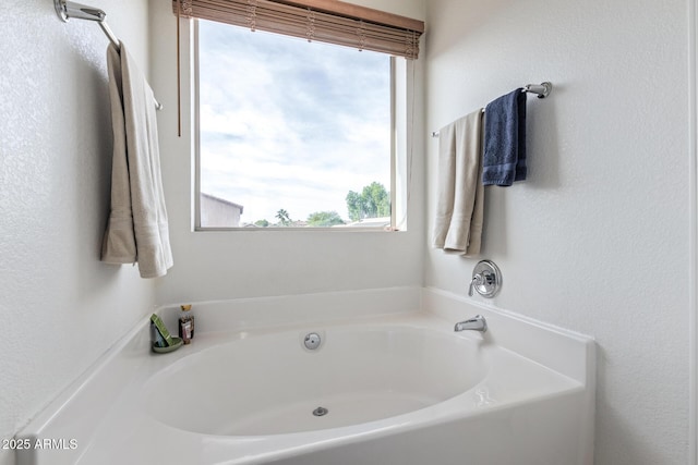 bathroom featuring a bathtub