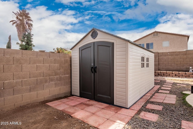 view of outbuilding