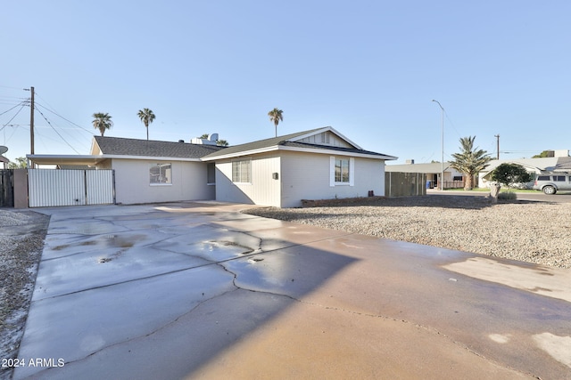 view of ranch-style house