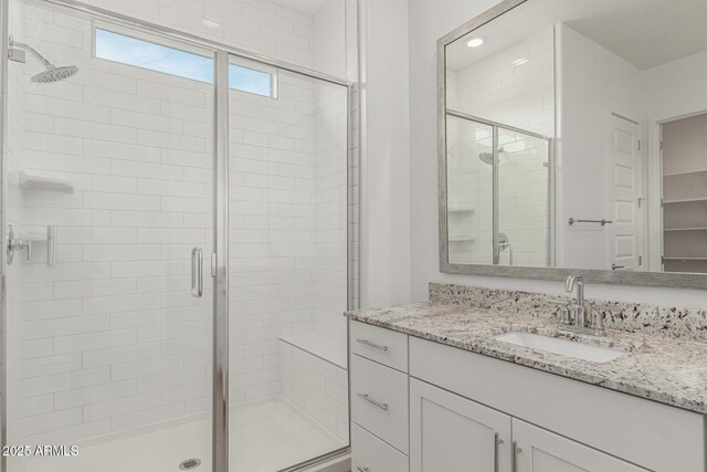 19151 W Coolidge St, Litchfield Park, AZ 85340 - full bathroom featuring vanity and a stall shower