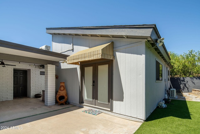 exterior space with a patio