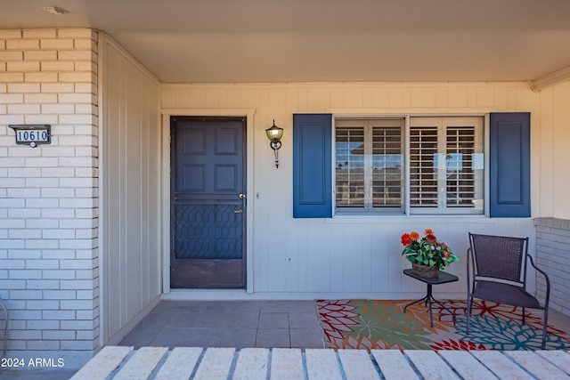 view of entrance to property