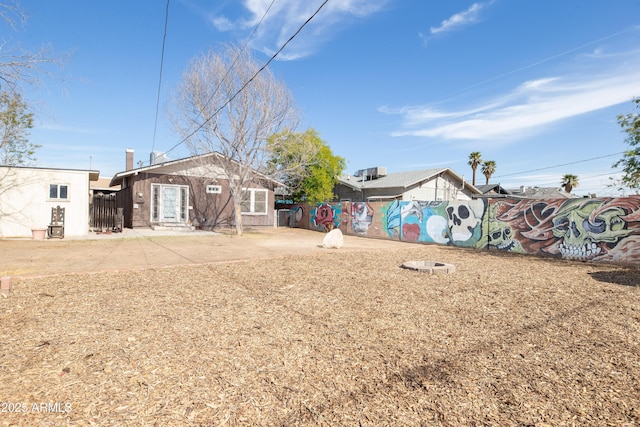 view of rear view of property