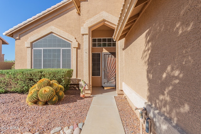 view of entrance to property