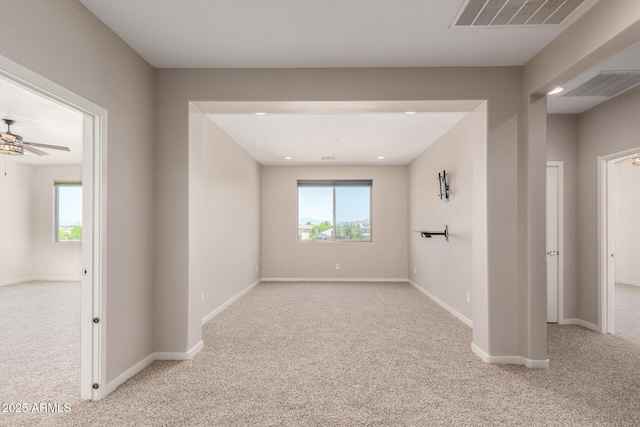 2920 E Virginia St E, Mesa, AZ 85213 - unfurnished room with carpet flooring, baseboards, and a ceiling fan