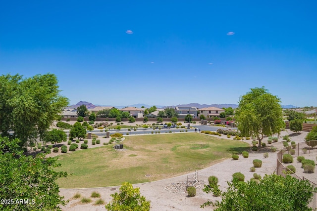 2920 E Virginia St E, Mesa, AZ 85213 - view of community featuring a mountain view and a yard