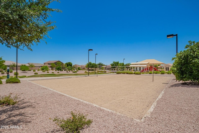 2920 E Virginia St E, Mesa, AZ 85213 - view of home's community featuring volleyball court and a residential view