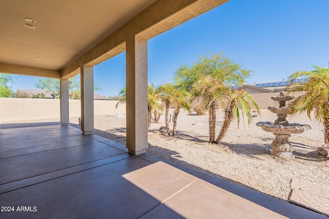 view of patio / terrace featuring a fenced backyard