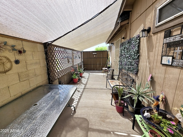 view of patio