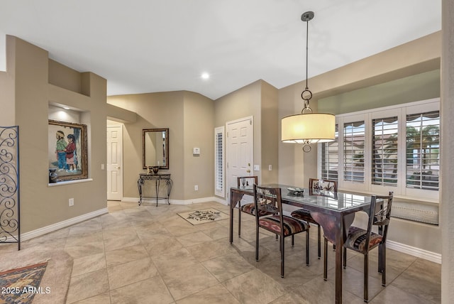 view of dining room