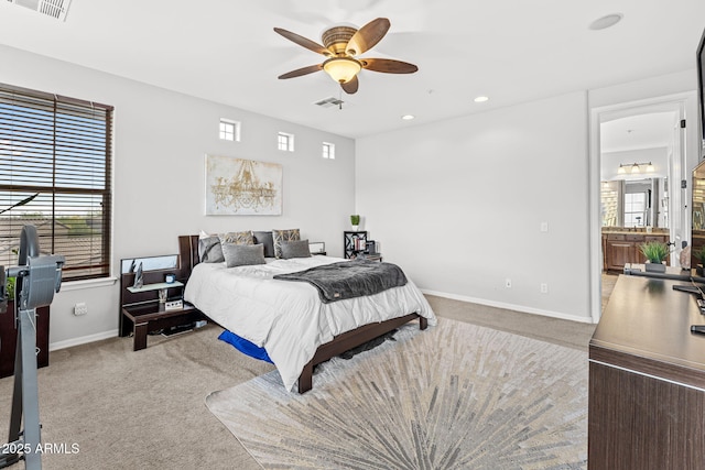 9285 E Canyon Vw, Scottsdale, AZ 85255 - bedroom featuring carpet floors, visible vents, and baseboards