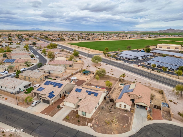 drone / aerial view featuring a residential view