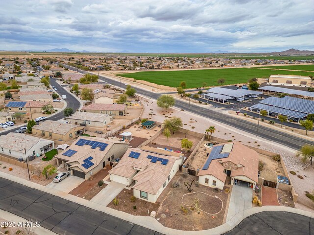 drone / aerial view featuring a residential view