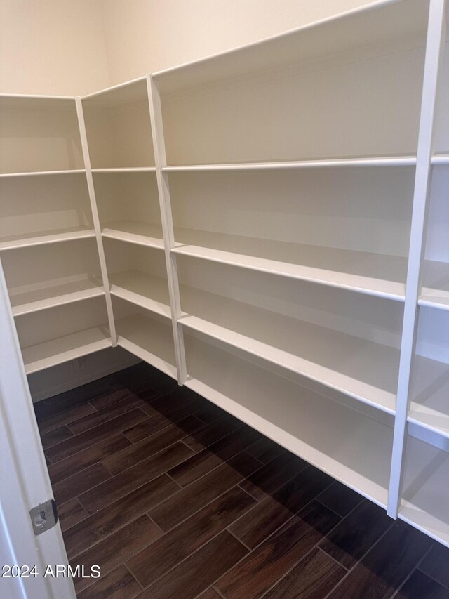 view of storage area