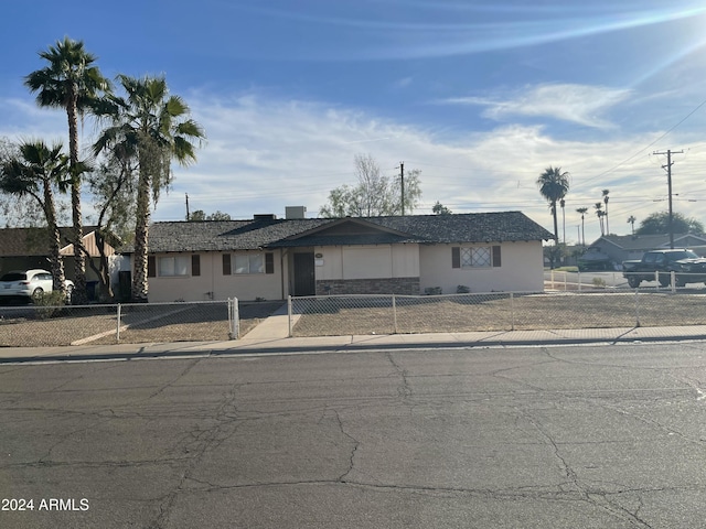 view of ranch-style home