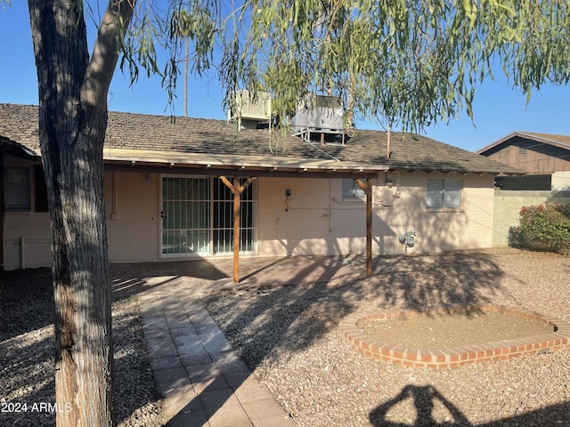 view of back of property