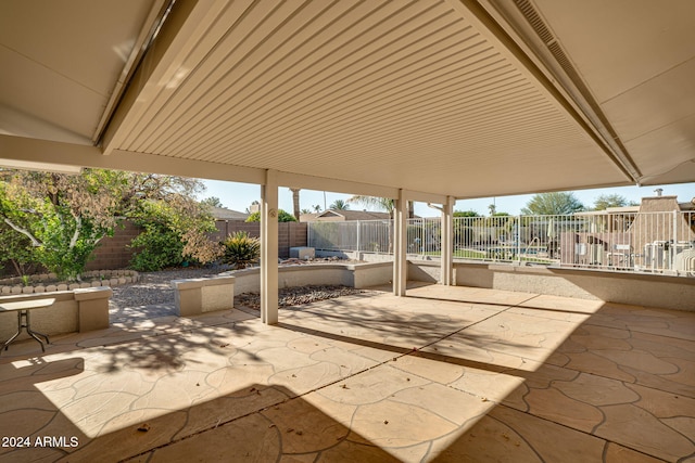 view of patio